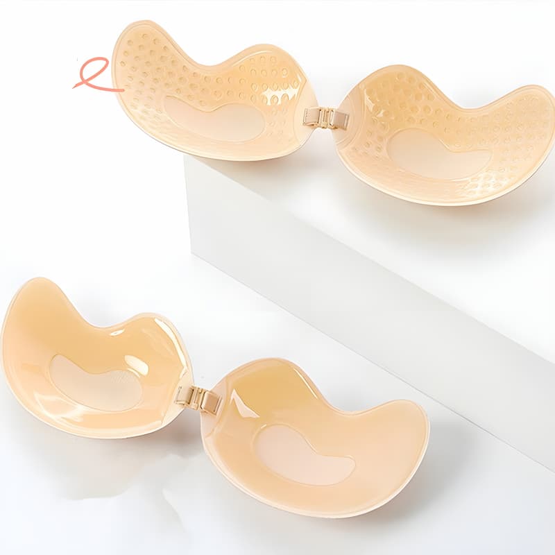 Soutien-gorge adhésif invisible push-up sans bretelles ni coutures