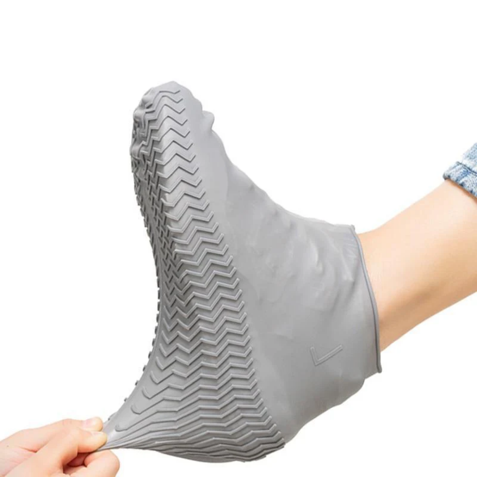 Couvre-chaussures imperméables en silicone antidérapants