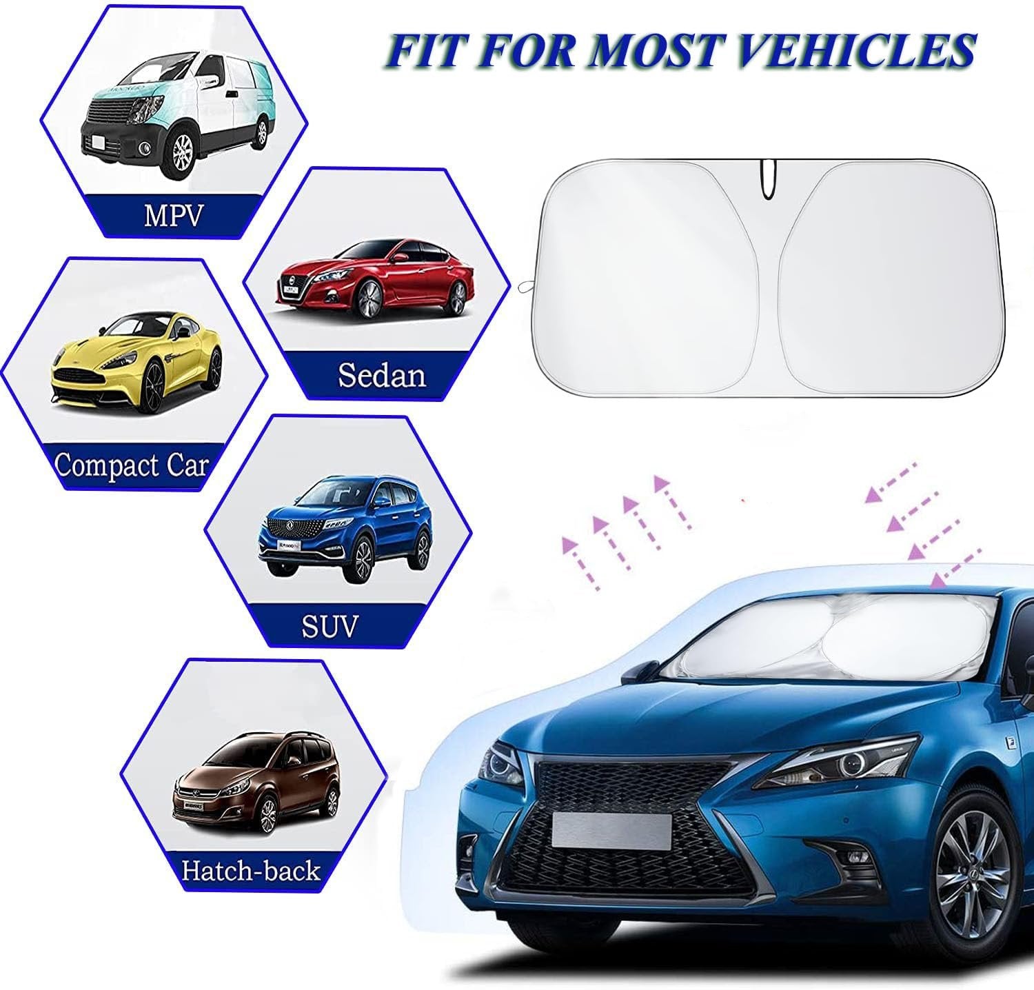 Solaris™ – Pare-soleil automobile pour une protection UV optimale [50 % de réduction]