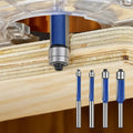 Kit de débavurage et polissage 4 pièces pour métal, bois et plastique