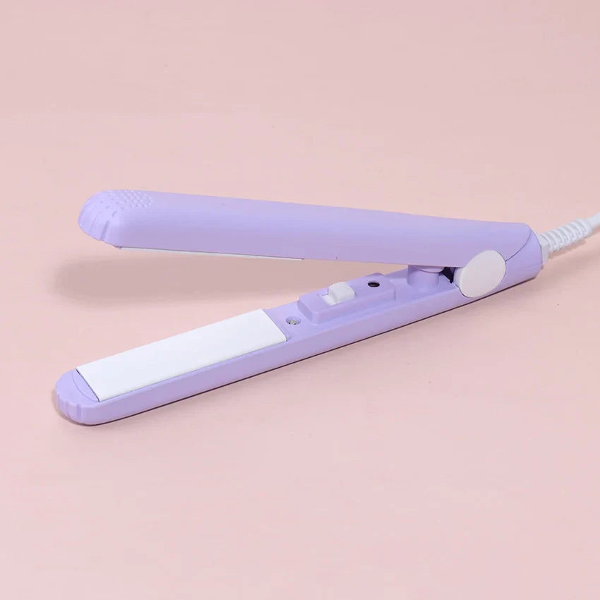 Fer à Lisser et Friser 2-en-1 Céramique Compact pour Voyage