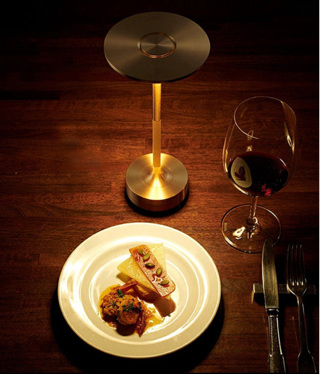 Lampe de table LED sans fil avec variateur tactile et batterie – IP44