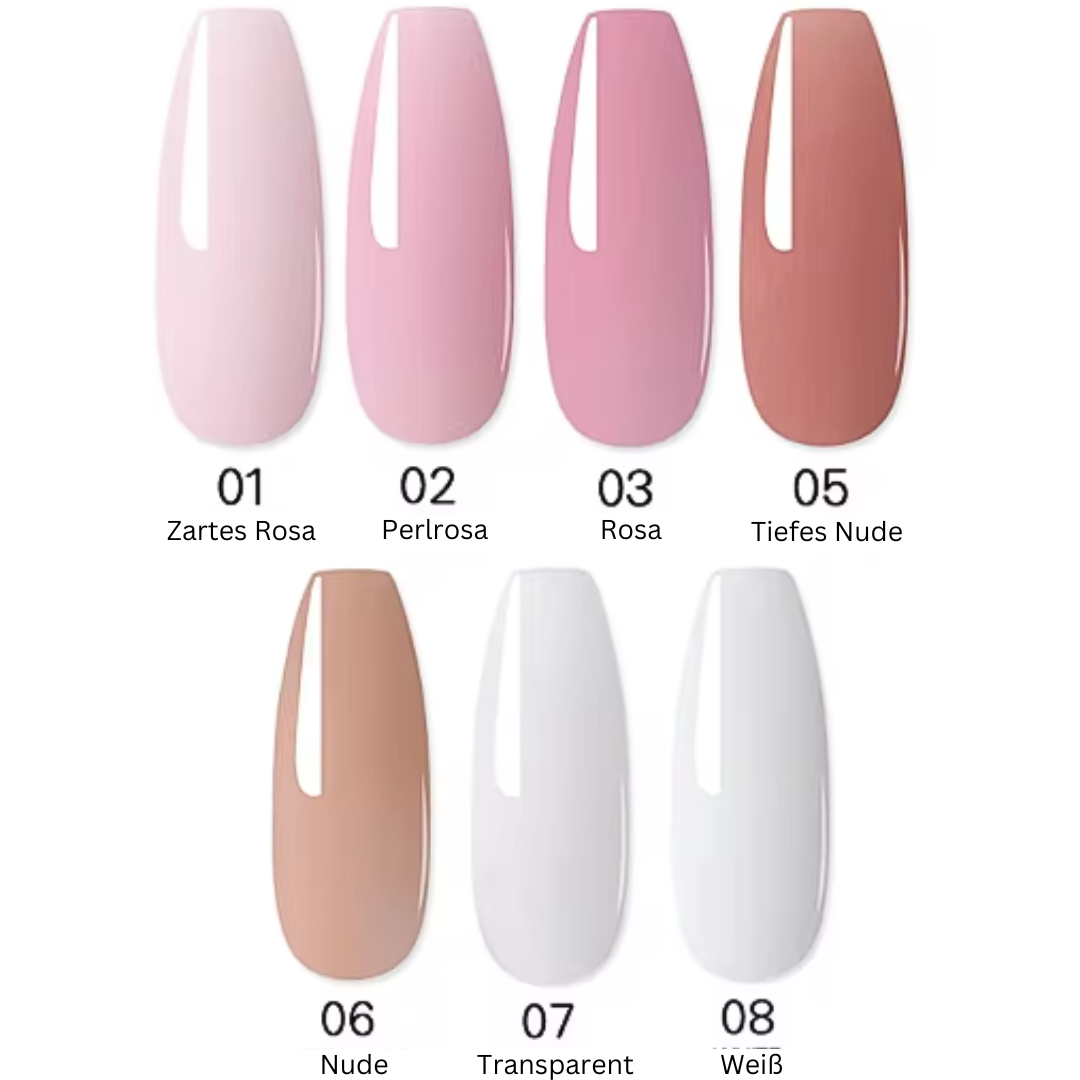 Kit d'Extension d'Ongles en Gel à Séchage Rapide Sans Lampe UV