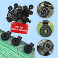 Clips de Fixation pour Voile d'Ombrage et Filet de Jardin