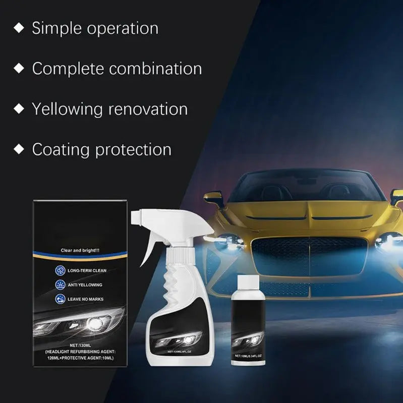 CarClean™ – Élimine le jaunissement et assure une vision claire [50 % de réduction]