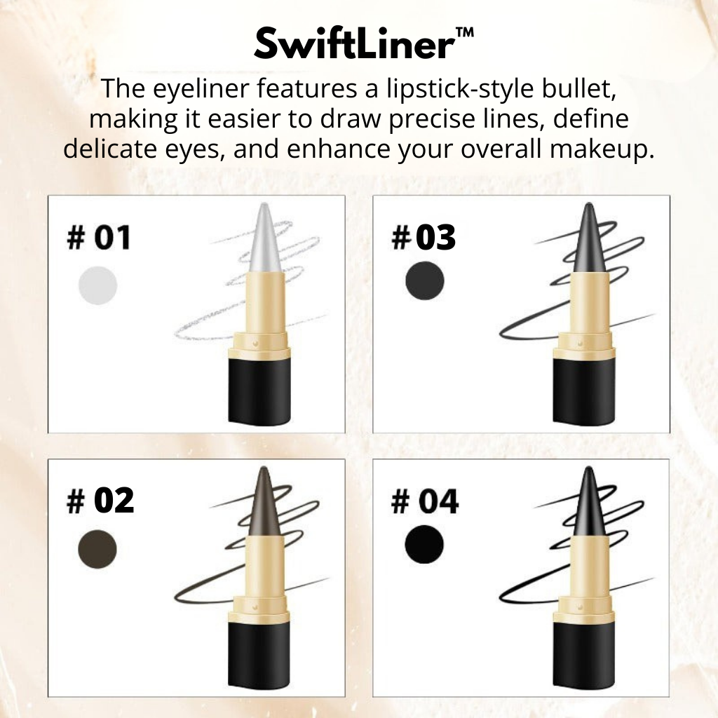 Eyeliner Gel Longue Tenue Résistant à l'Eau – Trait Précis et Intense