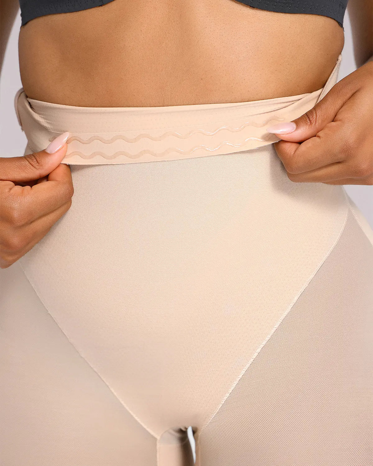 Short gainant taille haute en mesh respirant – Invisible sous les vêtements