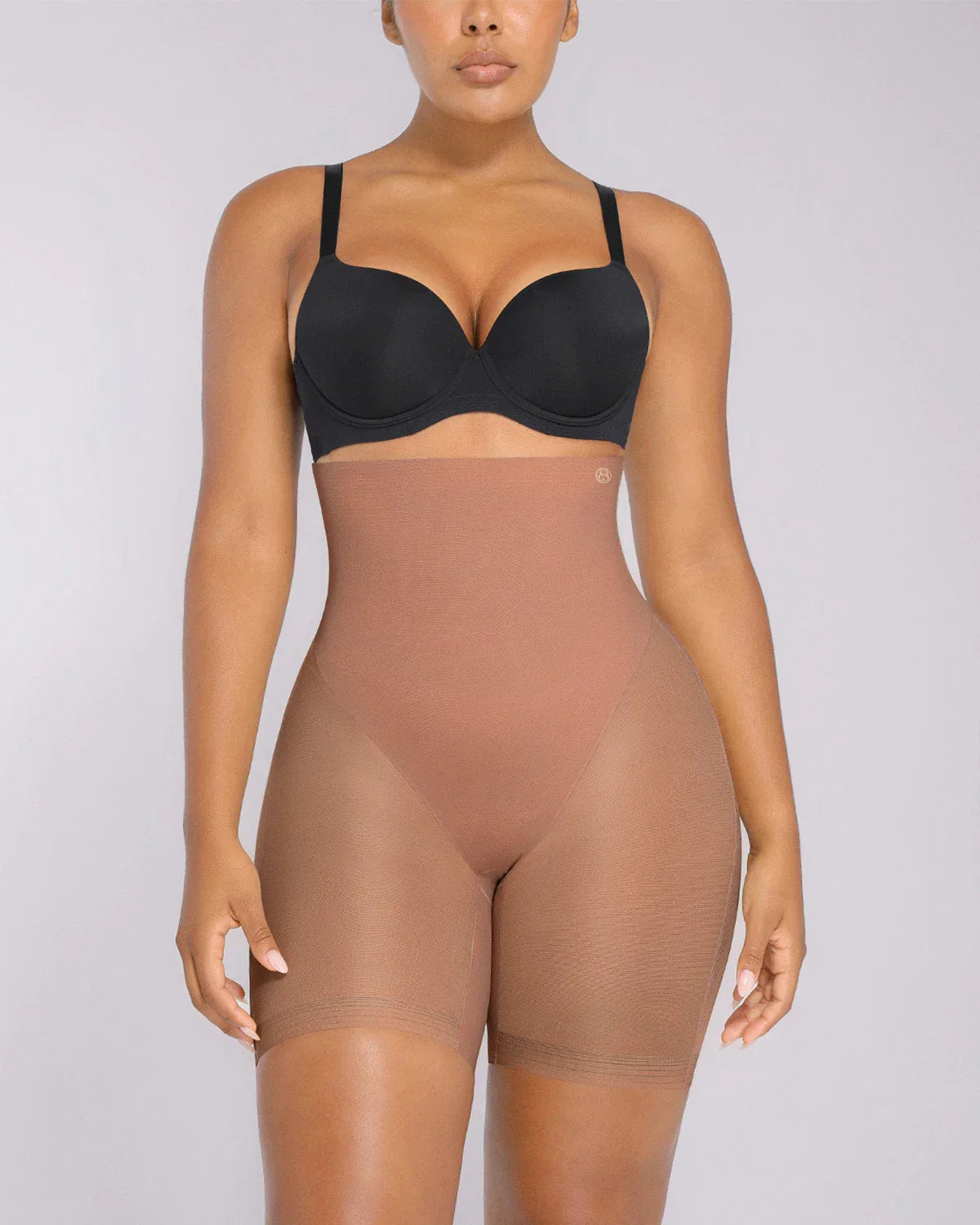 Short gainant taille haute en mesh respirant – Invisible sous les vêtements