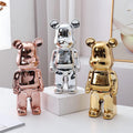 Sculpture d'ours en résine – figurine décorative moderne pour la maison