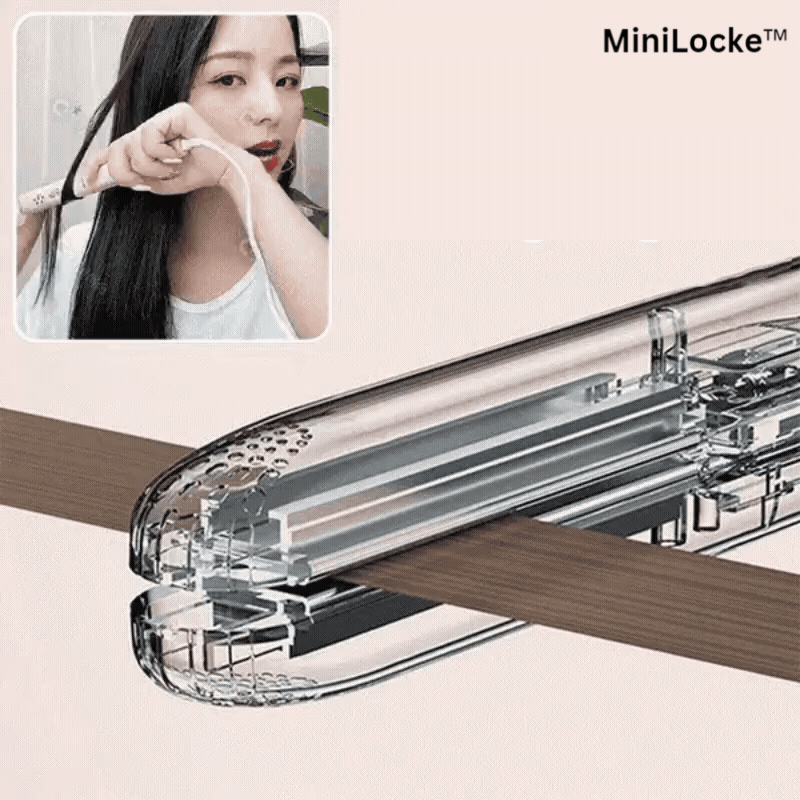 Fer à Friser Compact Céramique pour Boucles et Lissage