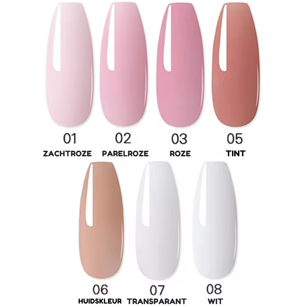 Kit Polygel DIY Professionnel – Extensions d'Ongles Durables à Domicile
