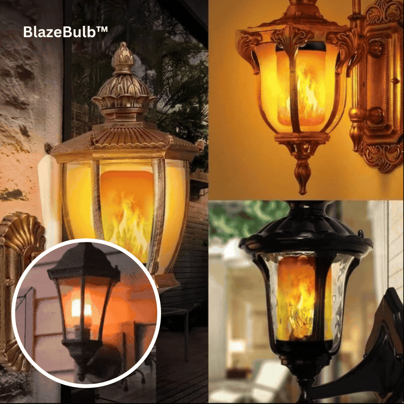Ampoule LED Effet Flamme Vacillante avec Capteur de Gravité E26