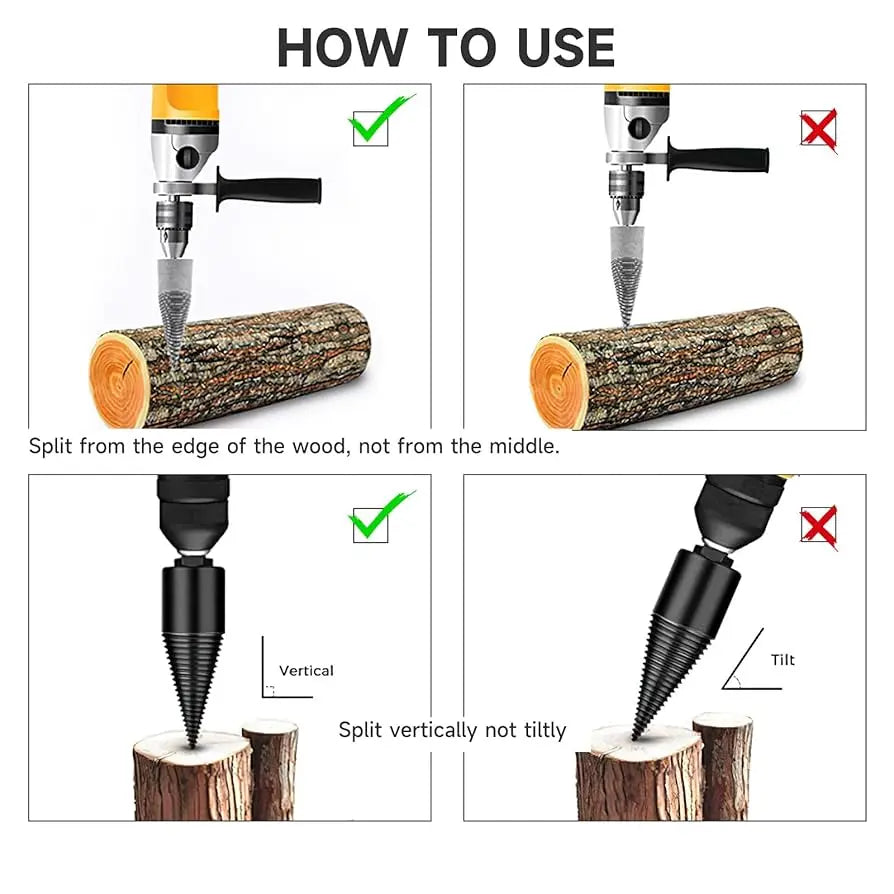 DrillSplit™ – Acier au Carbone de Haute Qualité pour une Utilisation Sans Effort [50 % de Réduction]