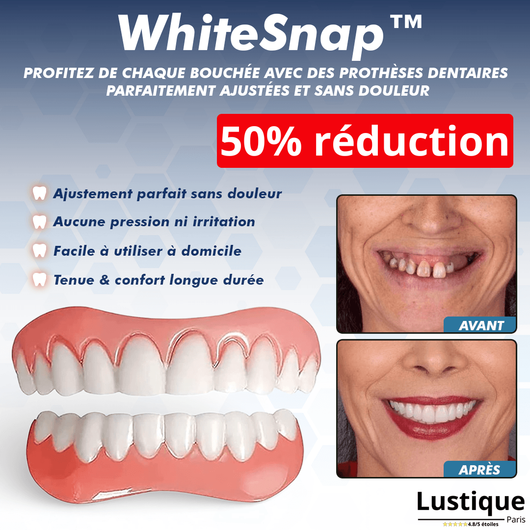 Protège-Dents en Silicone Médical pour Prothèses Dentaires Confortables