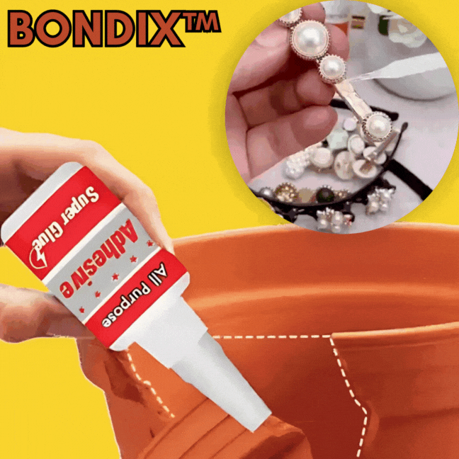 Bondix™ – Colle universelle instantanée pour des réparations rapides et solides [1 + 1 Gratuit]
