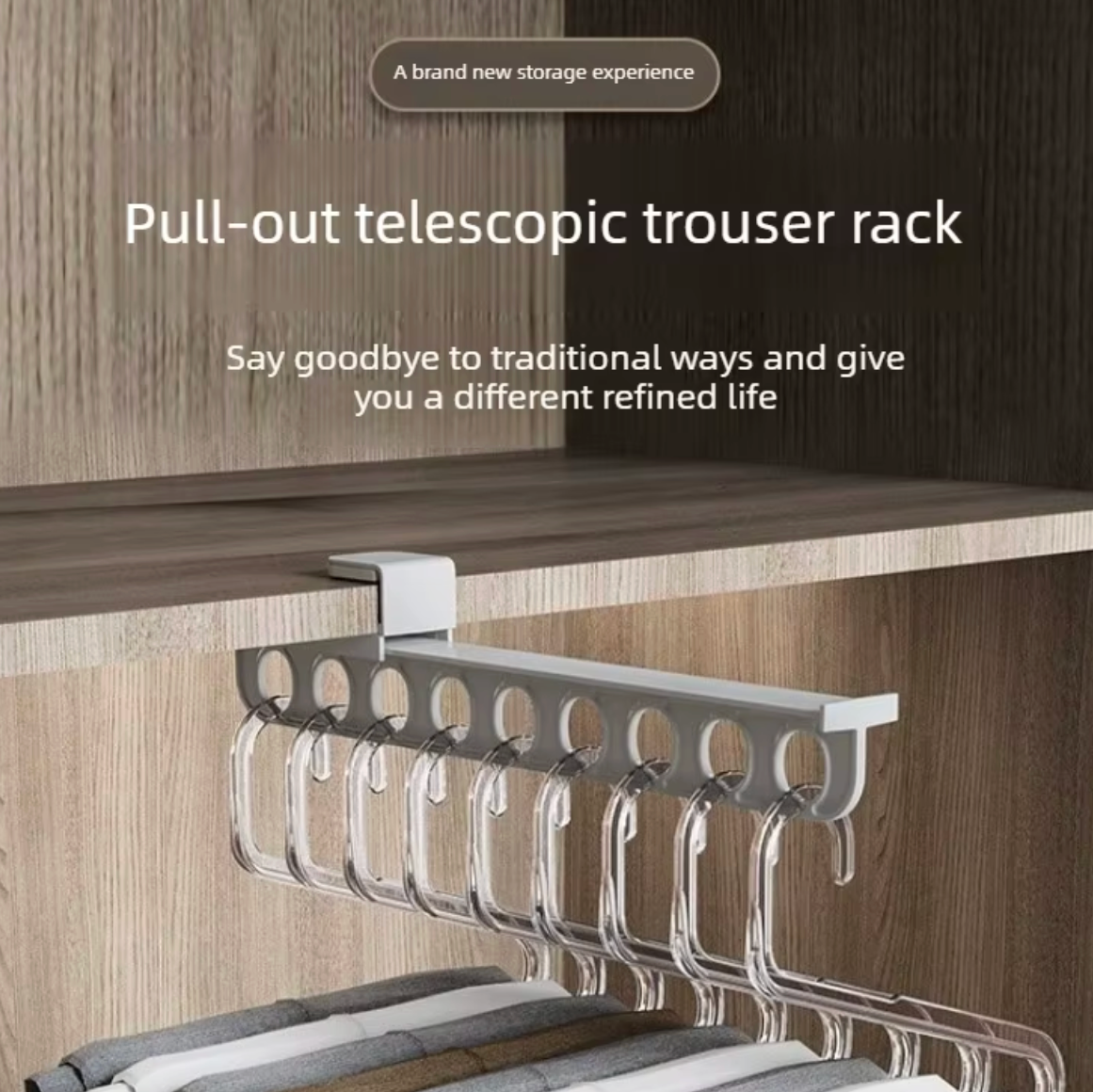 Tringle Télescopique pour Armoire – Rangement Extensible Gain de Place