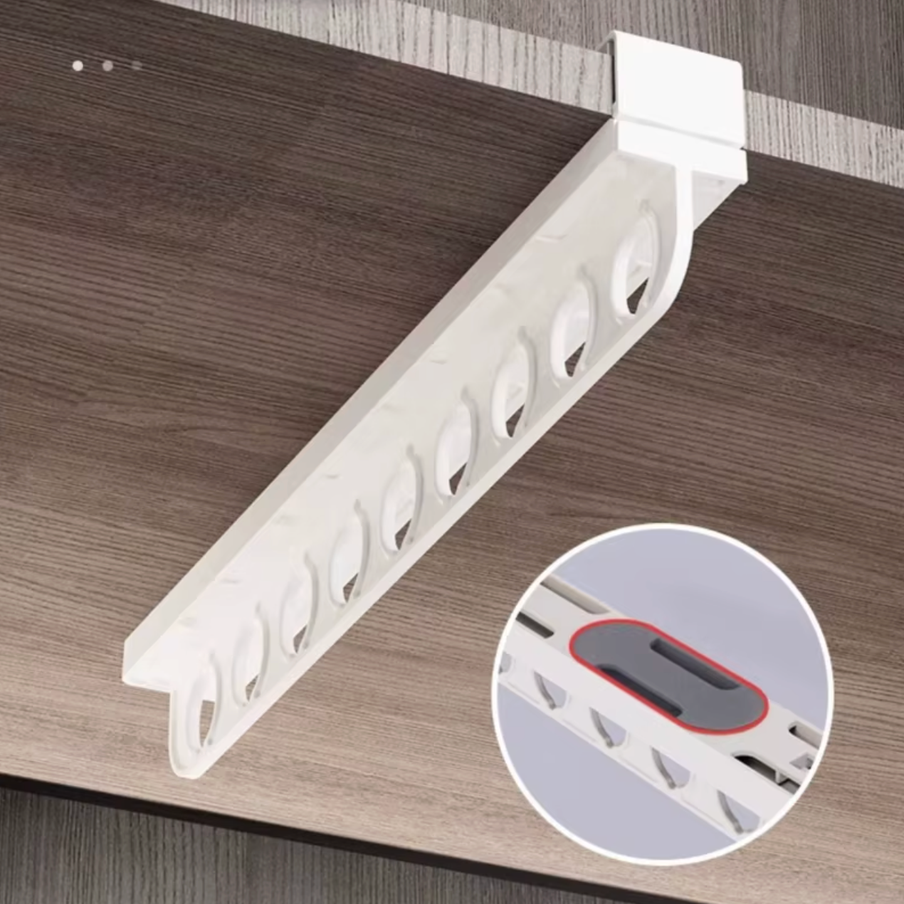 Tringle Télescopique Extensible pour Armoire – Rangement Vêtements sous Étagère