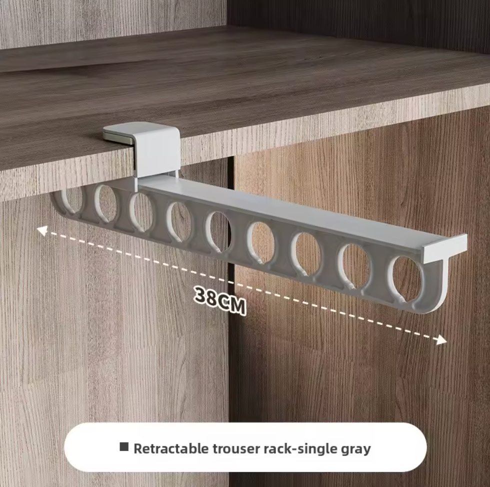Tringle Télescopique Extensible pour Armoire – Rangement Vêtements sous Étagère
