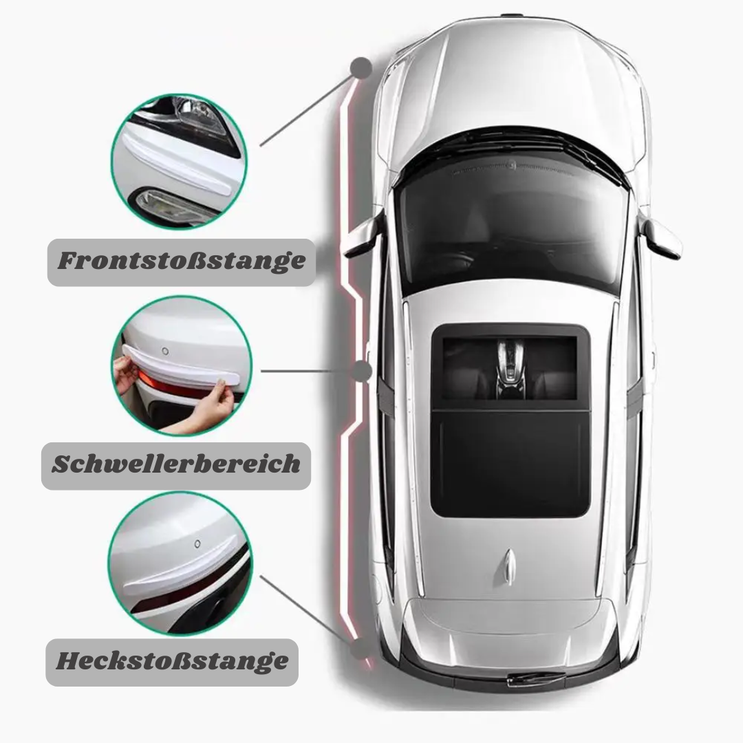 Bande de Protection pour Arêtes de Voiture en PVC Flexible