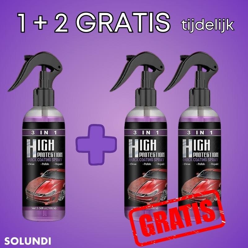 Spray Nettoyant Voiture 3-en-1 Nanotechnologique – Nettoie, Répare et Protège