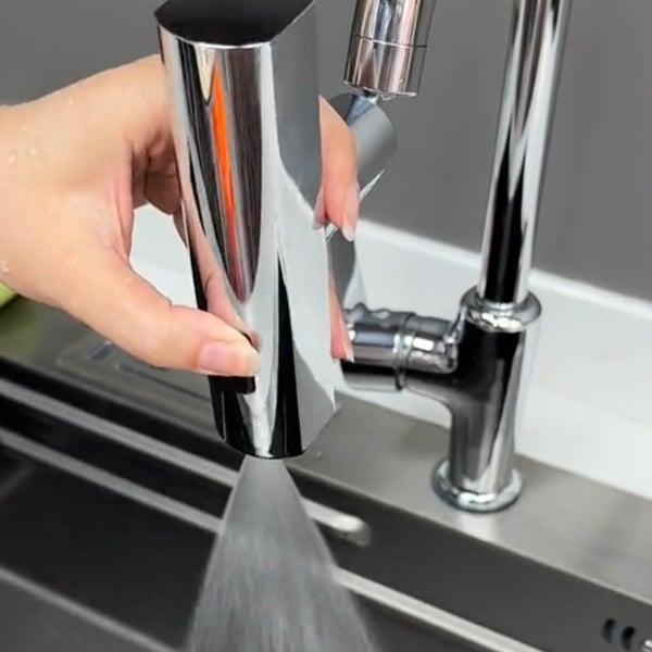 Mitigeur de cuisine avec 3 modes d'écoulement et bec pivotant à 360°