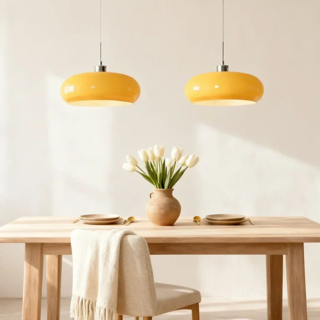 Suspension en verre style Nordic Bauhaus pour chaque pièce