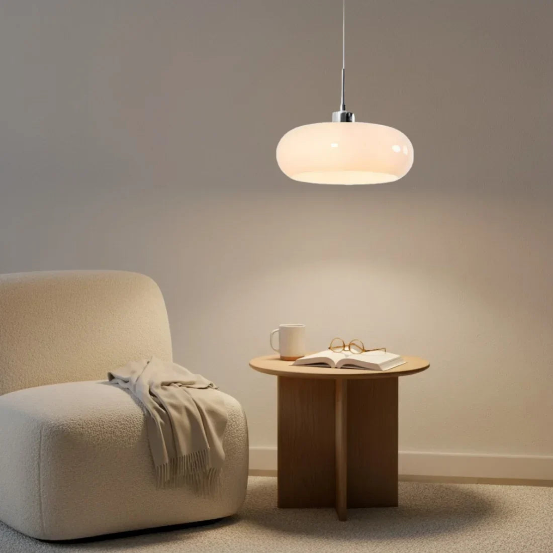 Suspension en verre style Nordic Bauhaus pour chaque pièce