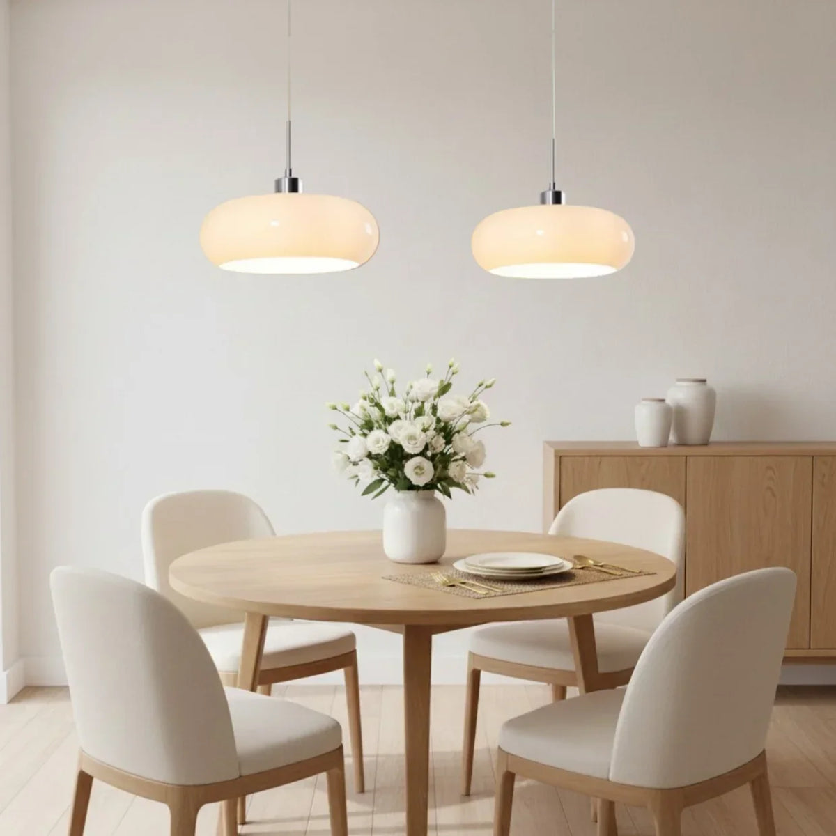 Suspension en verre style Nordic Bauhaus pour chaque pièce