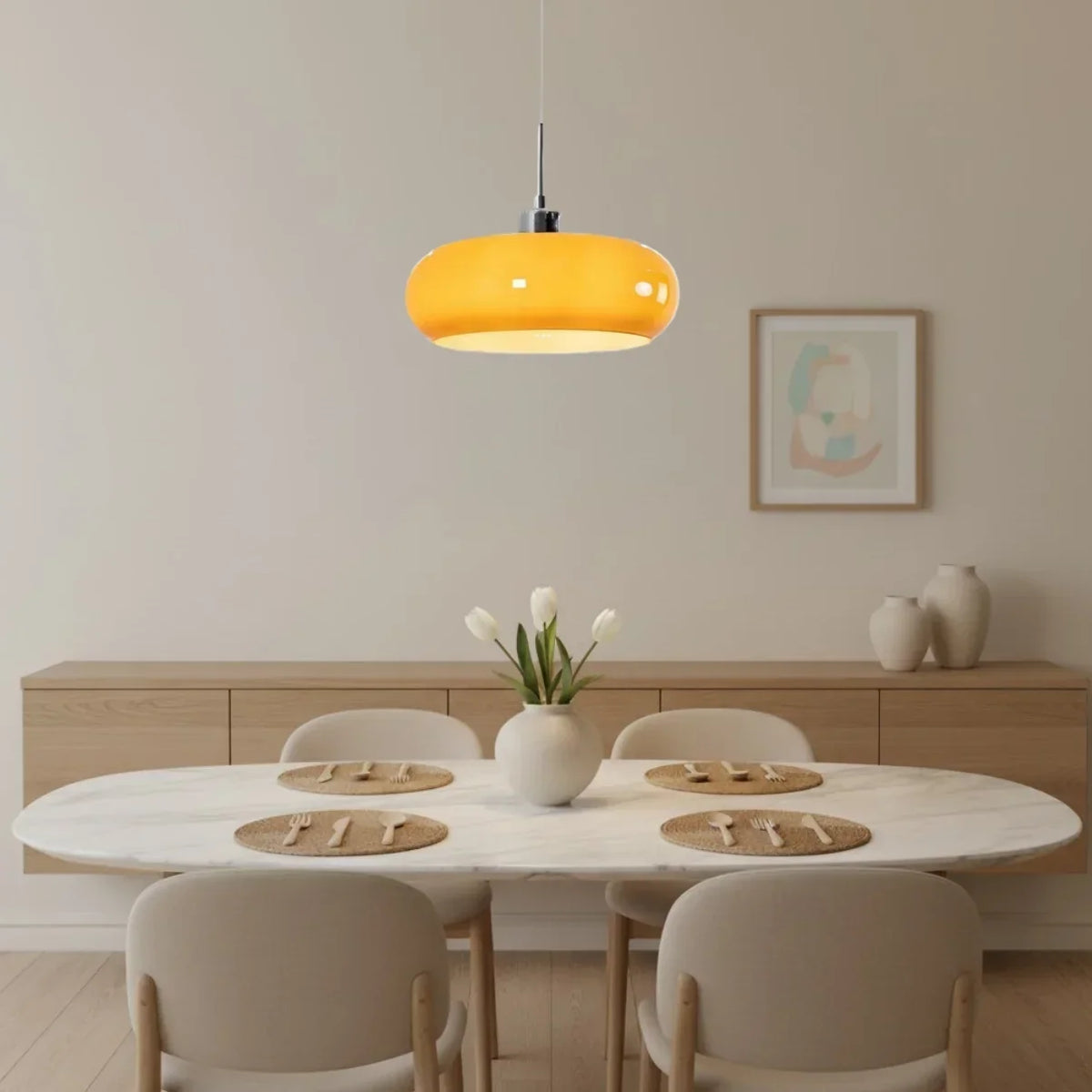 Suspension en verre style Nordic Bauhaus pour chaque pièce