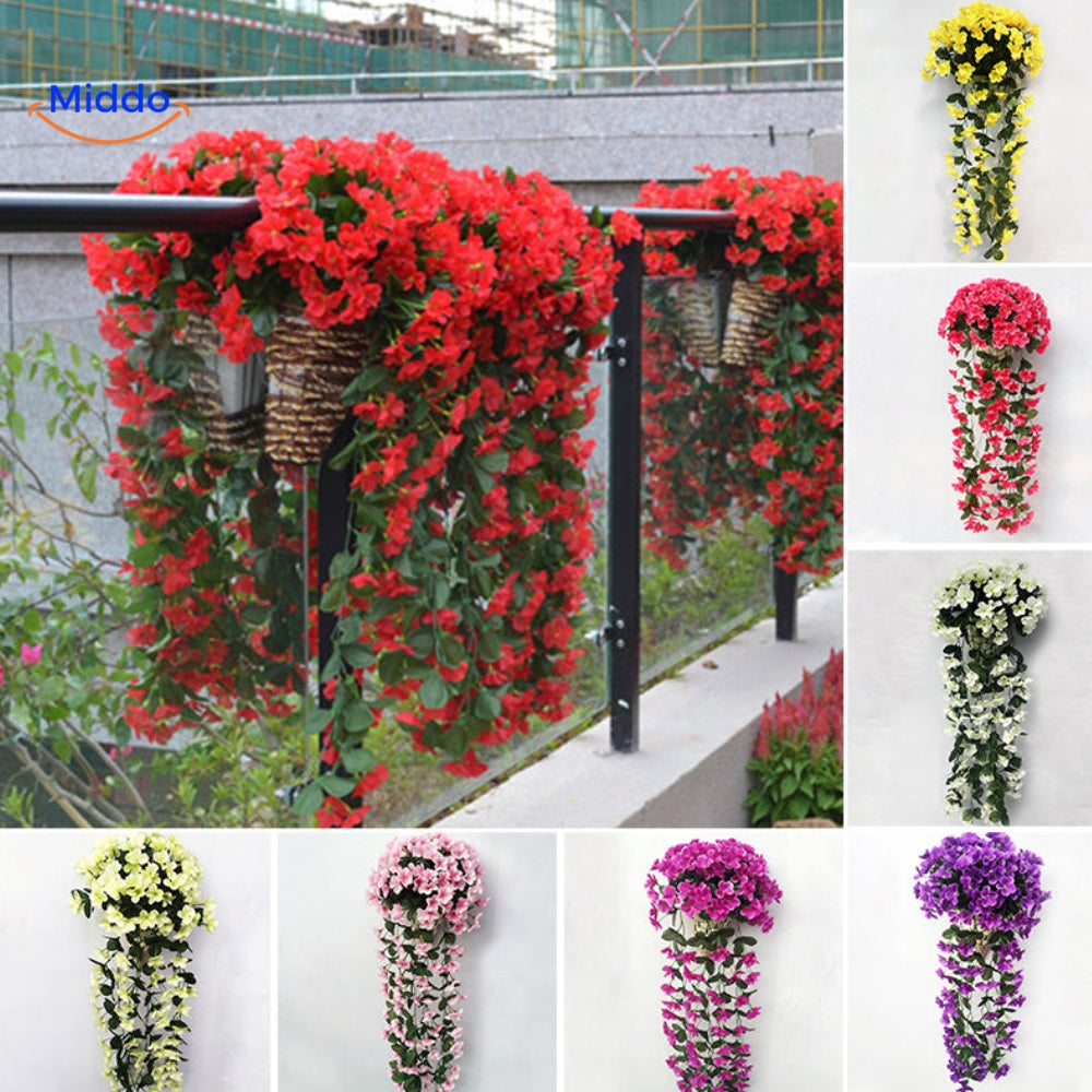 Orchidées Artificielles en Cascade pour Décoration Intérieure et Événements