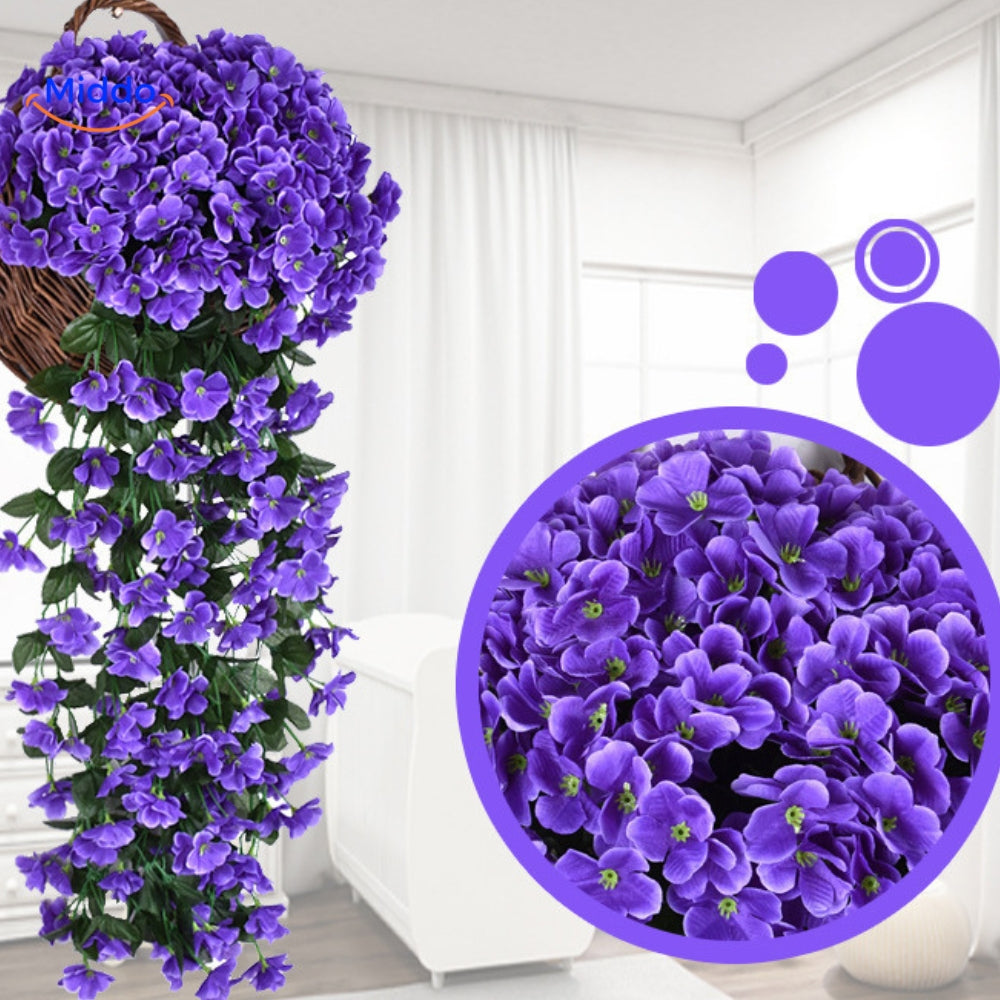 Orchidées Artificielles en Cascade pour Décoration Intérieure et Événements