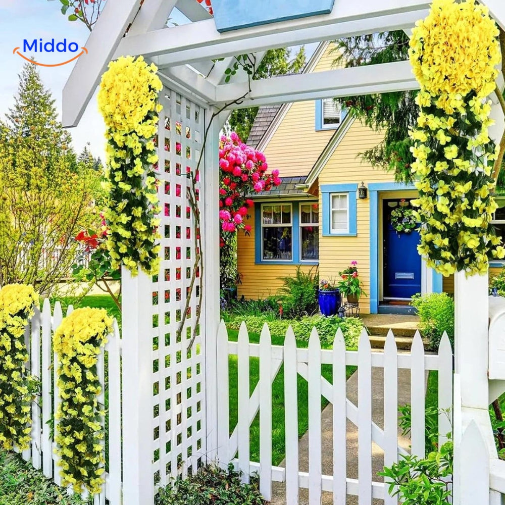 Orchidées Artificielles en Cascade pour Décoration Intérieure et Événements
