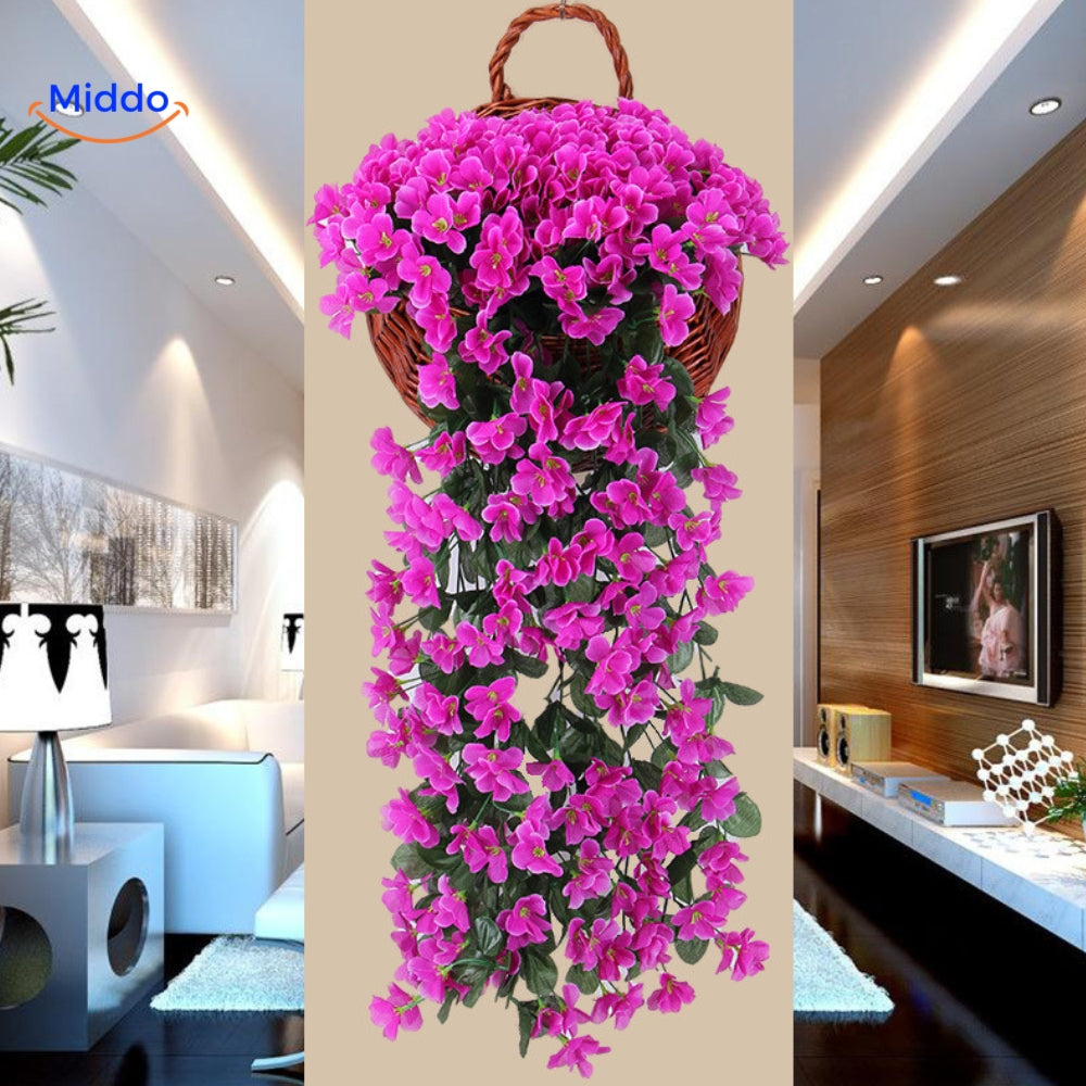 Orchidées Artificielles en Cascade pour Décoration Intérieure et Événements