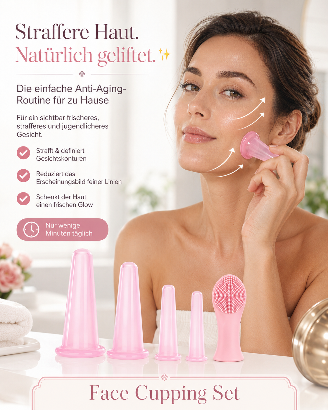 Set de Ventouses Visage pour Massage Facial Anti-Âge