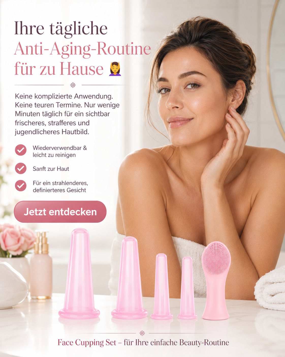Set de Ventouses Visage pour Massage Facial Anti-Âge