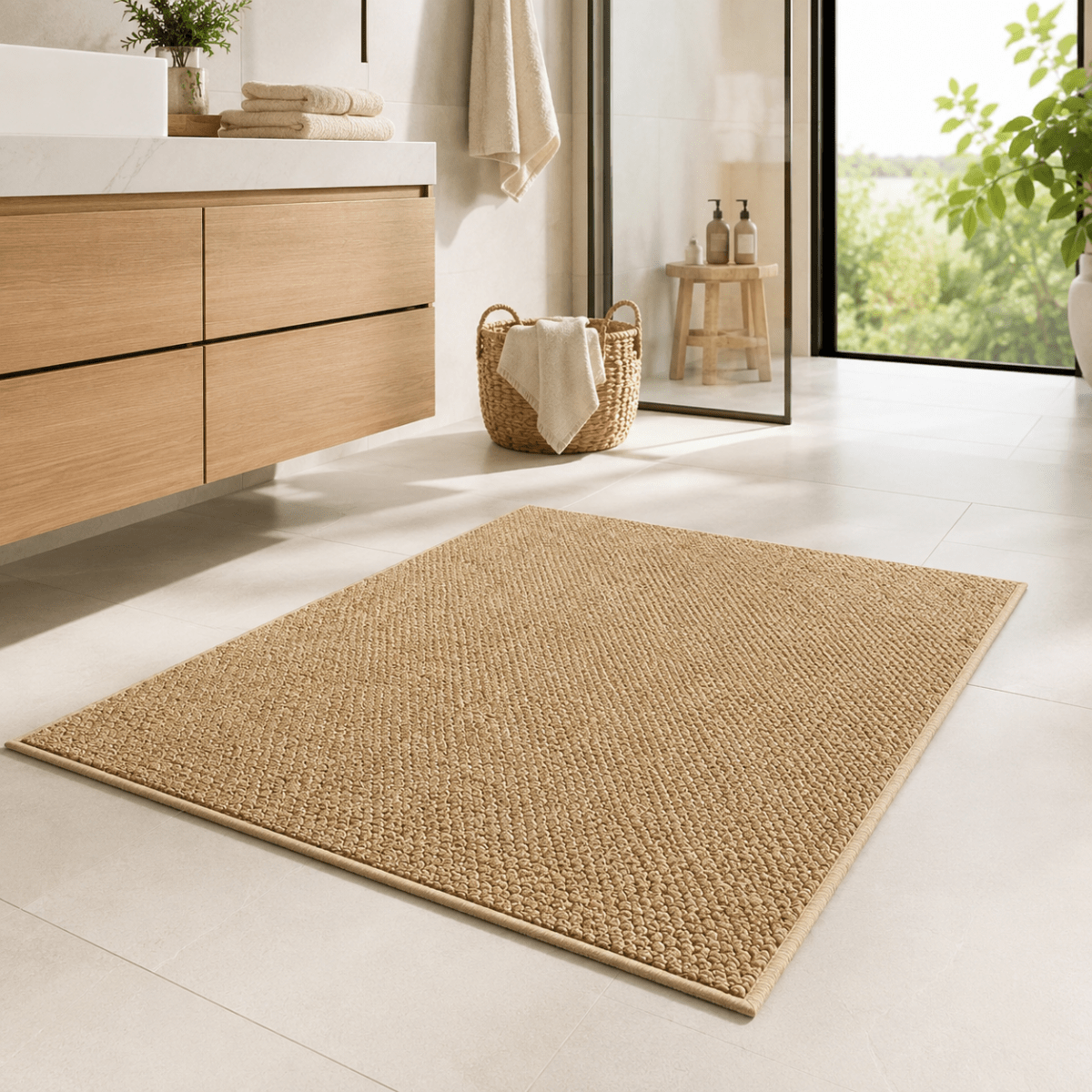 Tapis d'entrée ultra-absorbant pour entrée, couloir et terrasse