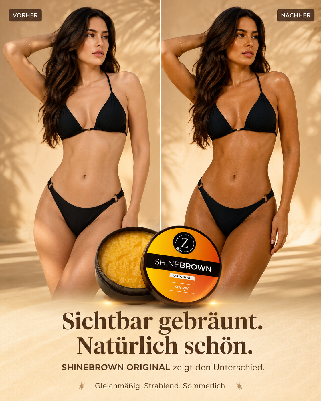 Gel Bronzant Intensif à l'Extrait de Carotte – Bronzage Naturel et Uniforme