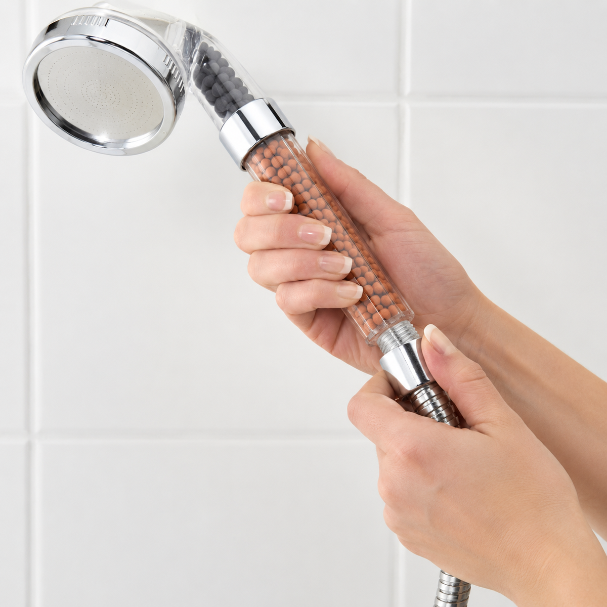 Pommeau de douche avec filtre – eau filtrée pour la peau et les cheveux