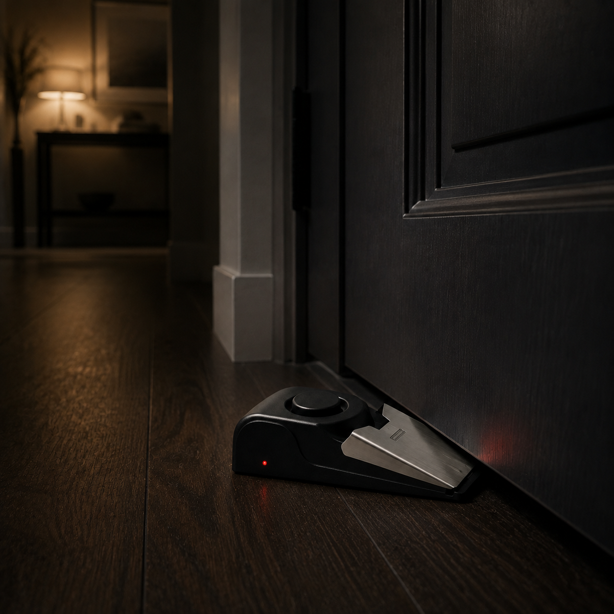 Butée de porte avec alarme – Cale de sécurité pour tous les sols durs
