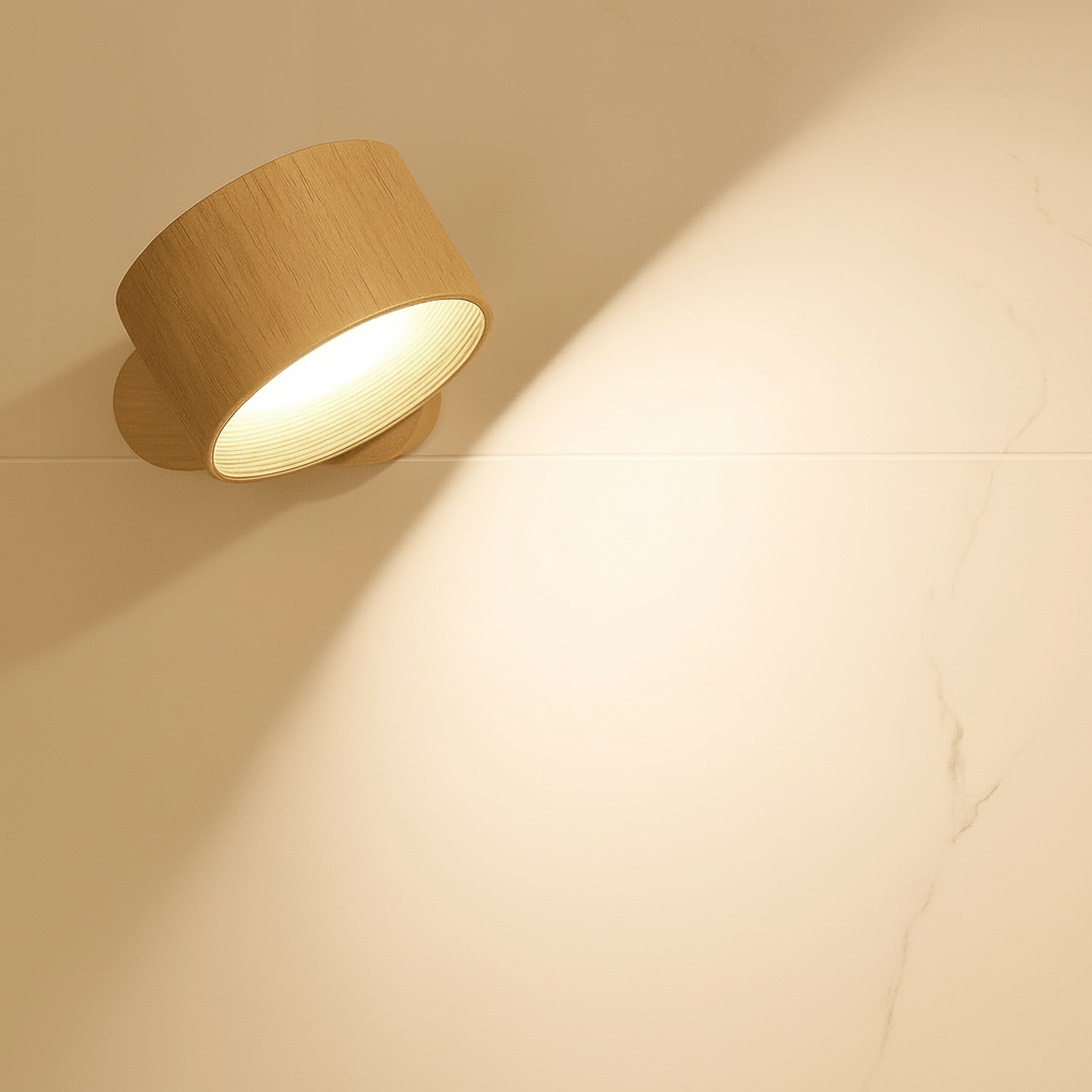 Applique LED sans fil avec télécommande – Design nordique