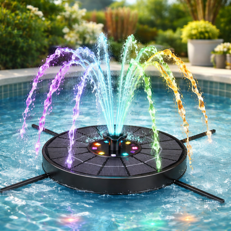 Fontaine Solaire Interactive pour Bain et Bassin – Jouet Aquatique Enfant
