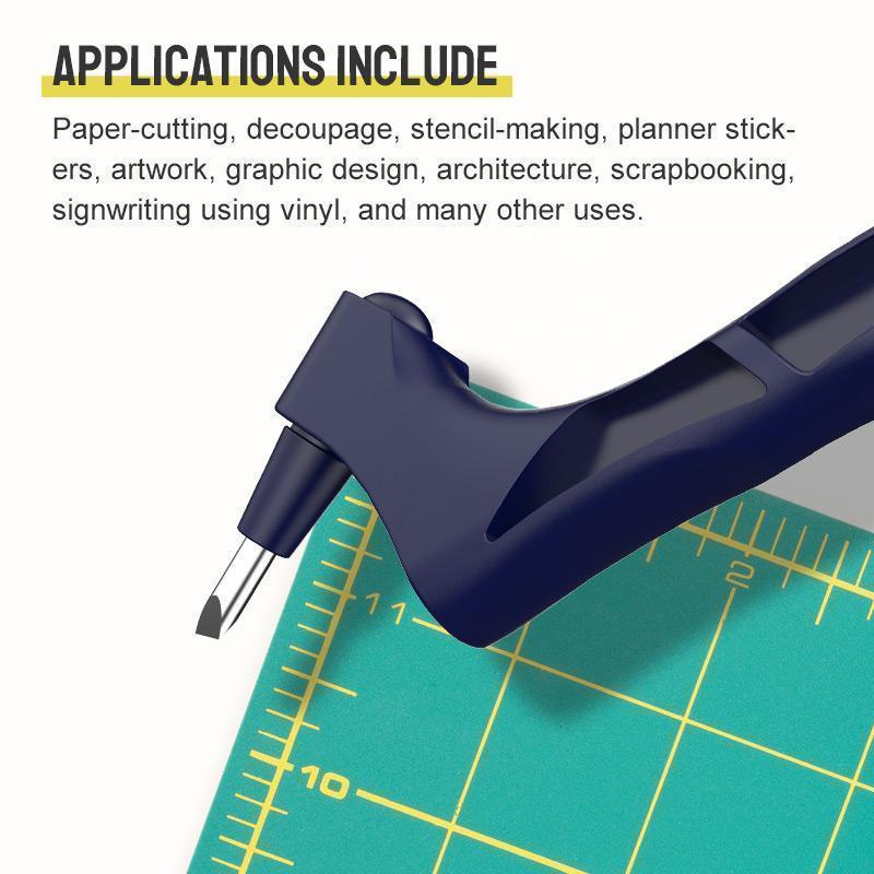 Cutter Rotatif 360° à Lame Pivotante pour Découpe de Précision