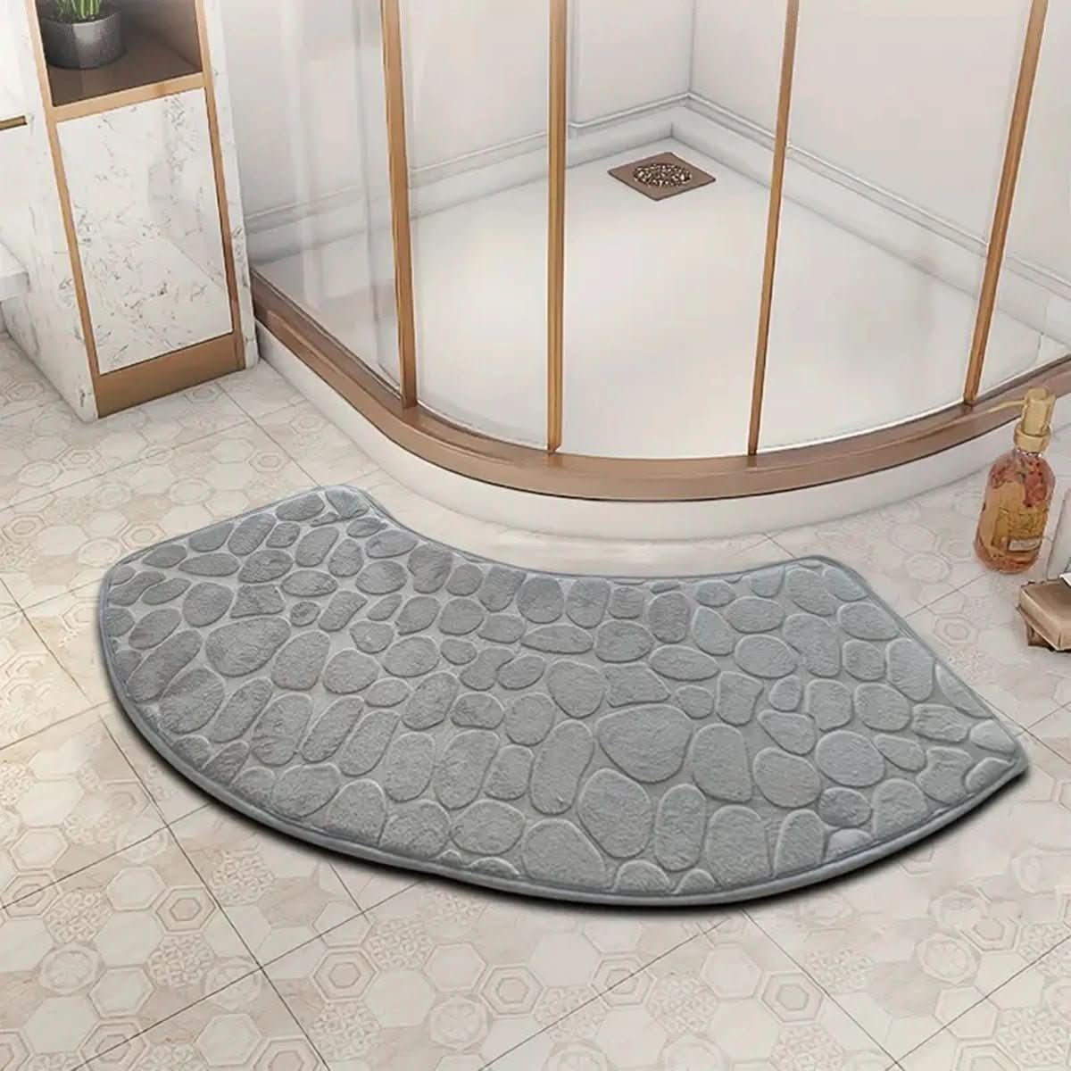 Tapis de salle de bain doux et antidérapant – confortable et élégant