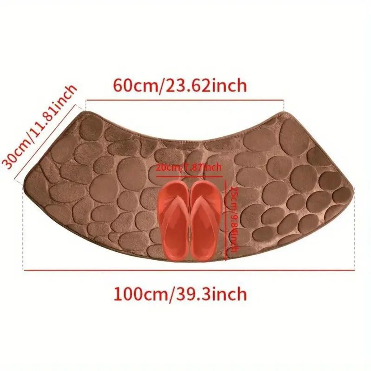 Tapis de salle de bain doux et antidérapant – confortable et élégant