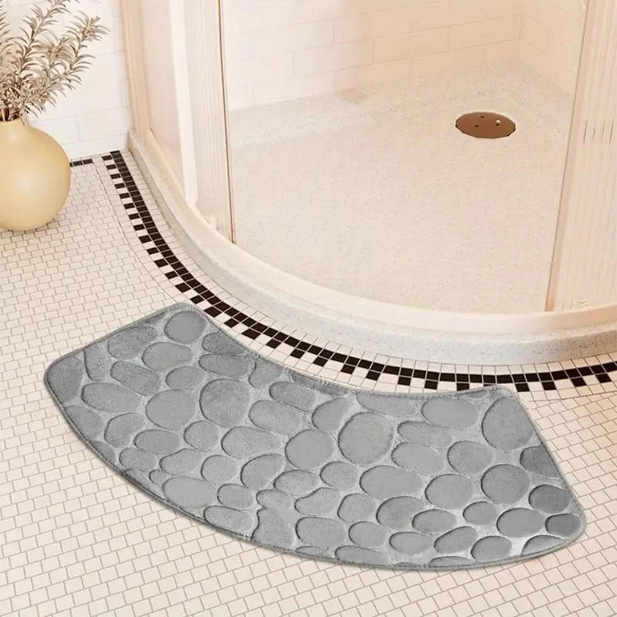 Tapis de salle de bain doux et antidérapant – confortable et élégant