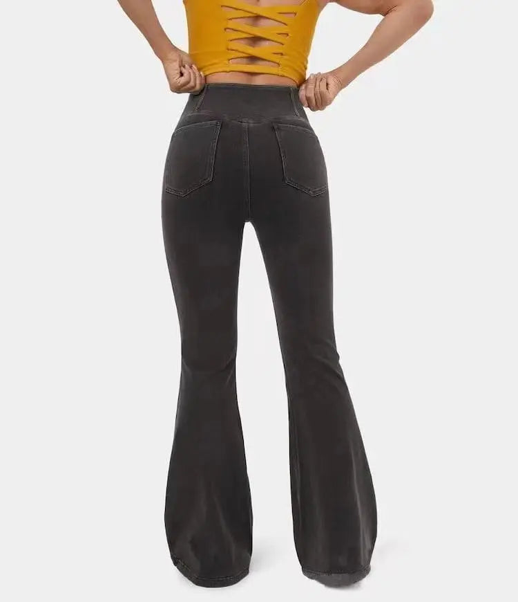 Maxim™ – Jean stretch taille haute pour femme avec coupe évasée flatteuse [50 % de réduction]