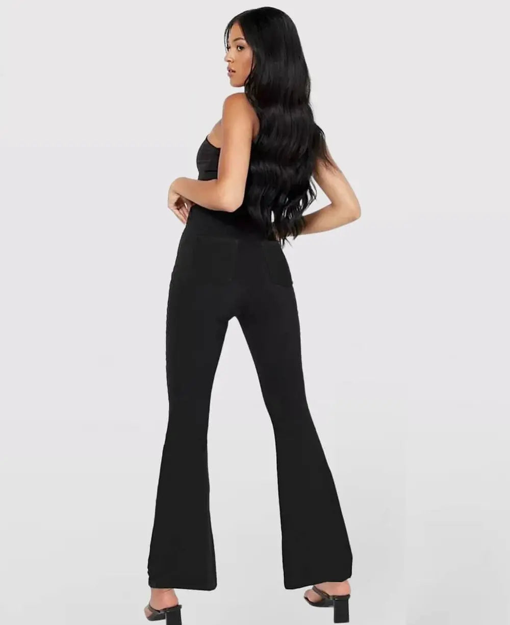 Maxim™ – Jean stretch taille haute pour femme avec coupe évasée flatteuse [50 % de réduction]