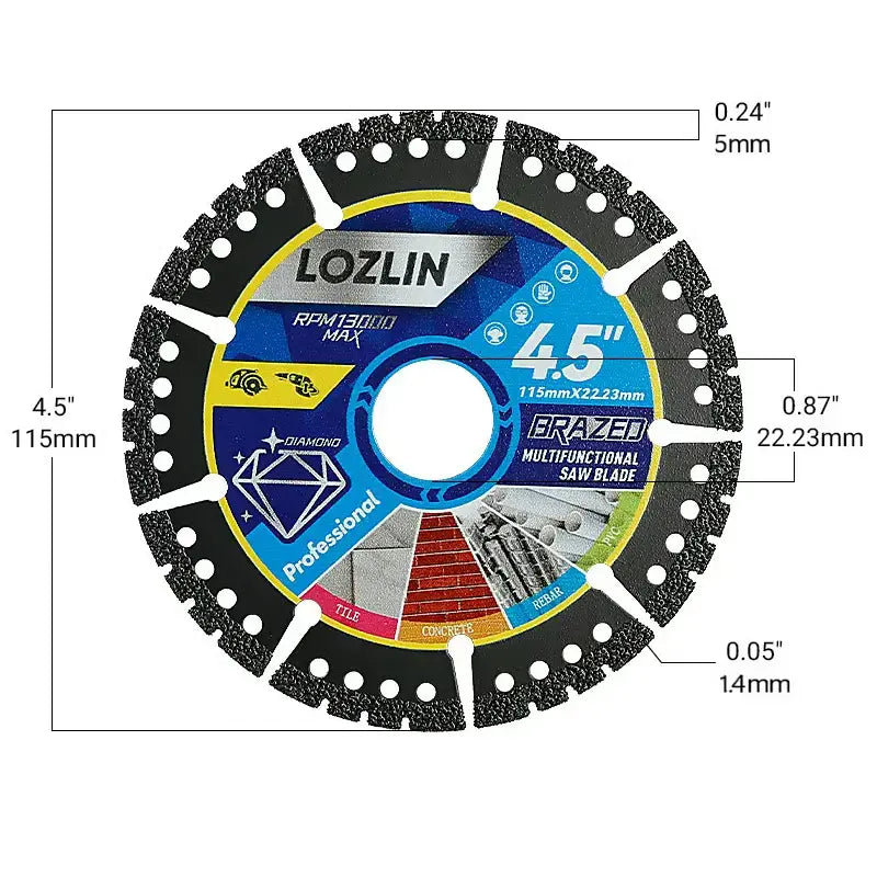 LozLin™ – Pour couper les carreaux, le béton, l’acier et le PVC [1 + 1 Gratuit]