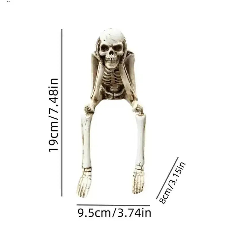 [Lot de 3] SkullBudy™ – Décoration de cheminée effrayante pour Halloween et fêtes [50 % de réduction]