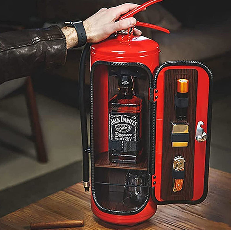 BlazeBar™ – Mini-Bar Élégante avec Extincteur Intégré [50 % de Réduction]